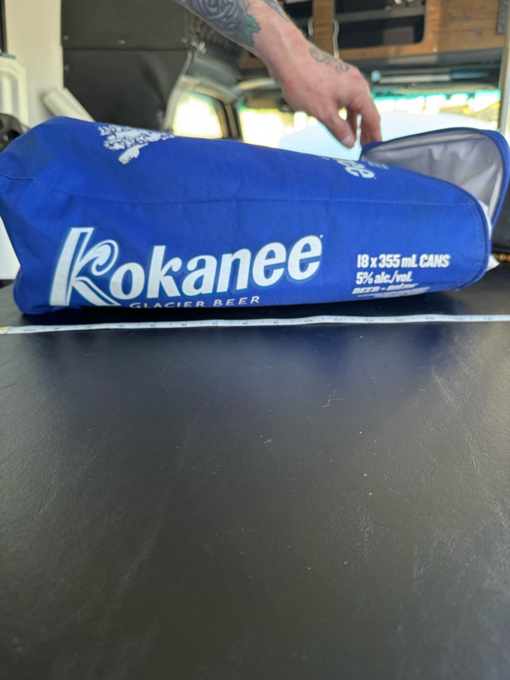 Blue Insulated Cooler Backpack - - Picture 16 of 16